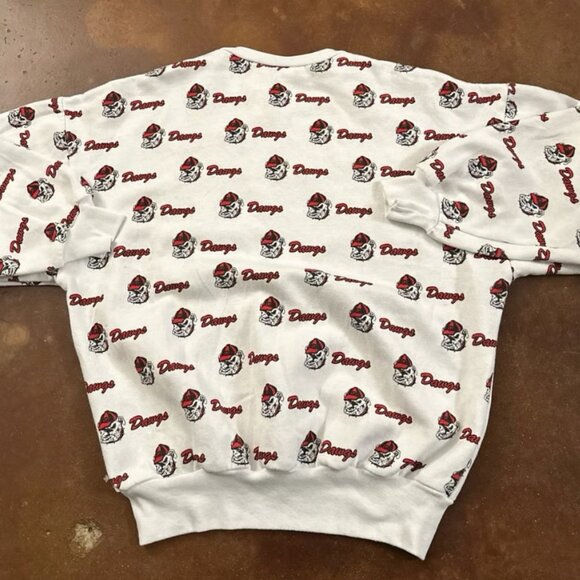 Vintage 80s Georgia Bulldogs AOP Crewneck - Picture 2 of 7